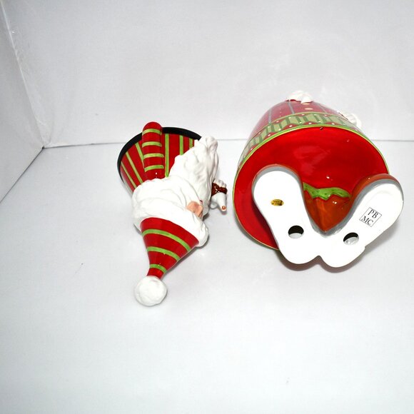Patience Brewster Dash Away Santa Cookie Jar #: 08-41085NIB - Picture 7 of 9